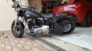 Sacoches Myleatherbikes Softail Slim (8)